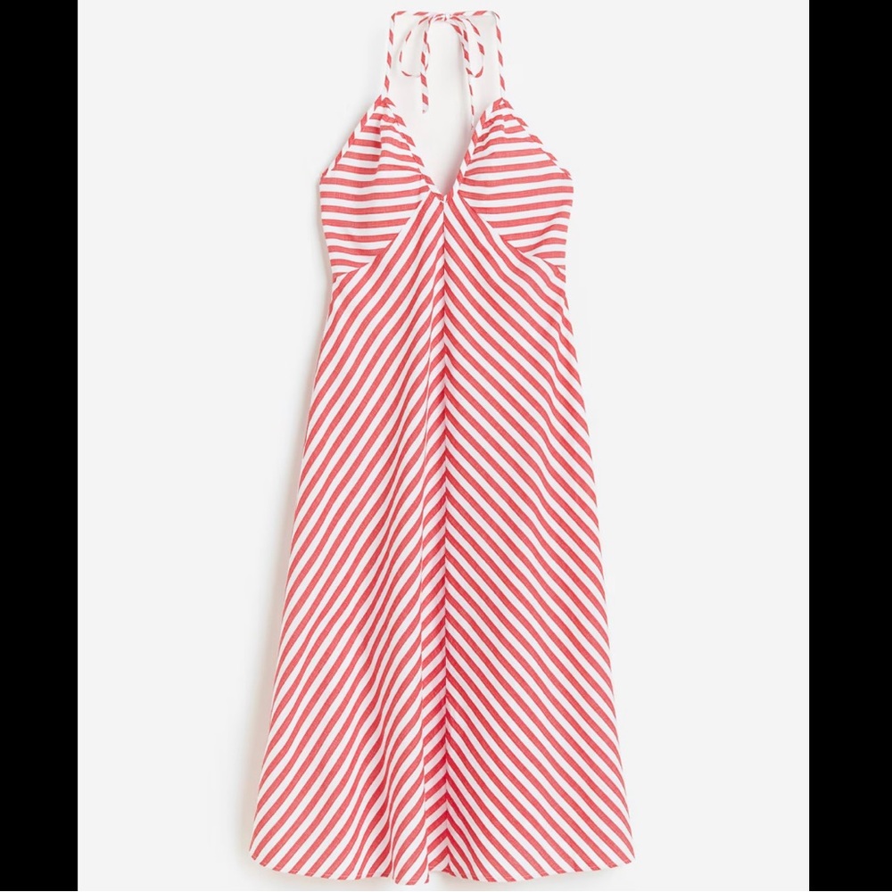 Striped Halter Dress